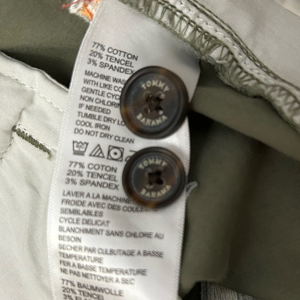 Tommy Bahama Olive Green Shorts Size 38 - Picture 12 of 14